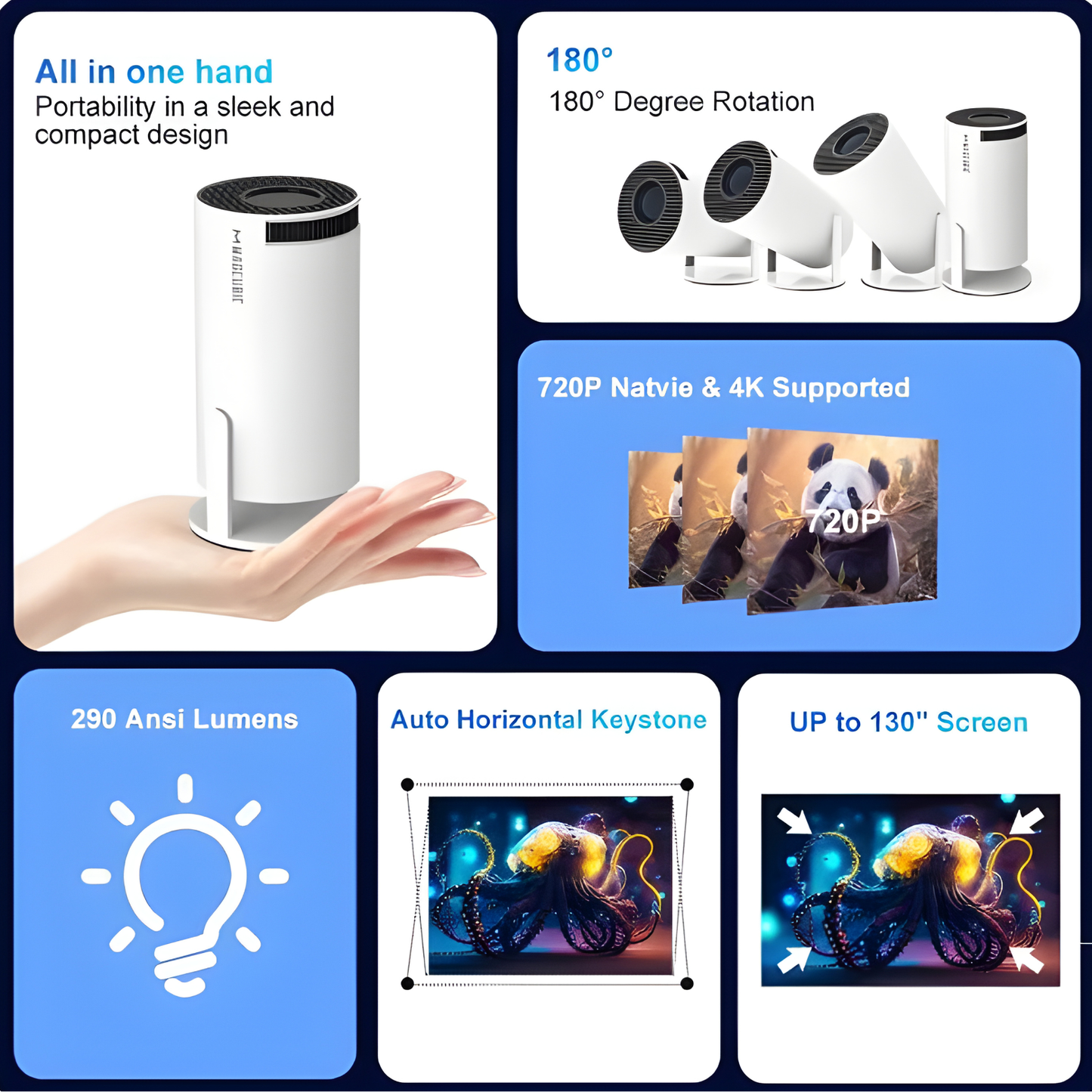 NoctoBeam™ SmartHome Projector